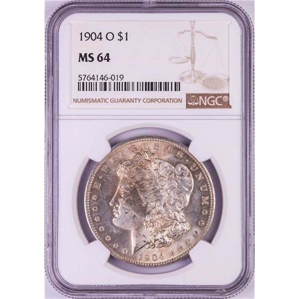 1904-O $1 Morgan Silver Dollar Coin NGC MS64