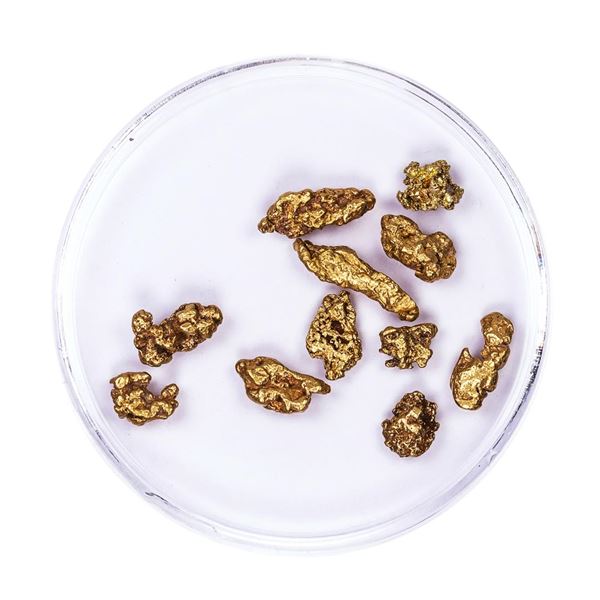 Lot of Gold Nuggets 4.50 grams Total Weight
