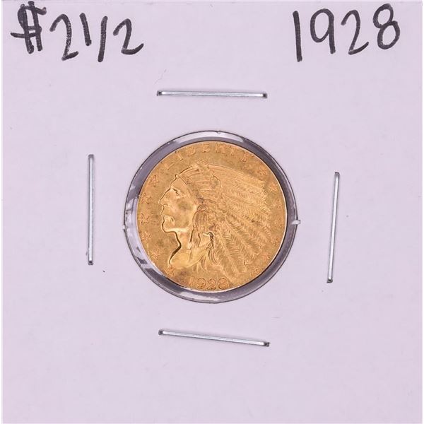 1928 $2 1/2 Indian Head Quarter Eagle Gold Coin