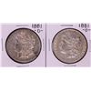 Image 1 : Lot of (2) 1881-O $1 Morgan Silver Dollar Coins