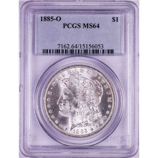 1885-O $1 Morgan Silver Dollar Coin PCGS MS64