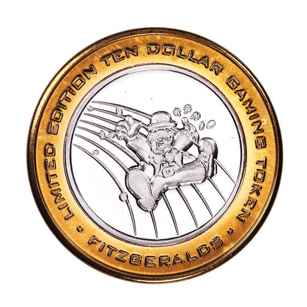 .999 Silver Fitzgerald's Casino & Hotel Reno, NV $10 Limited Edition Gaming Token