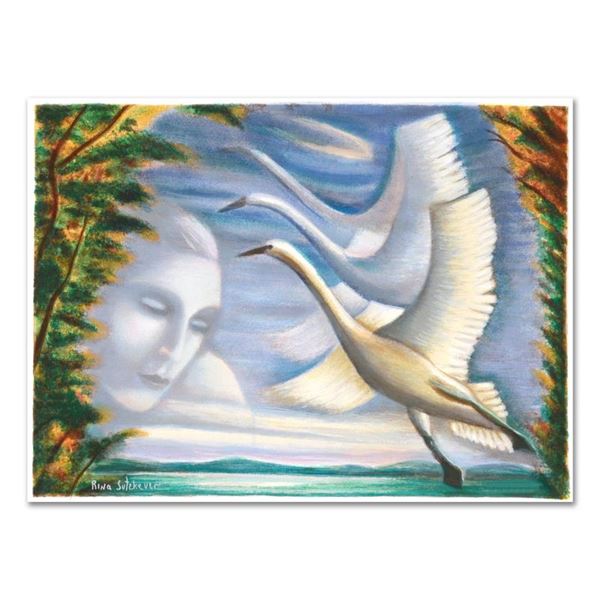 Rina Sutzkever "Fly Away" Limited Edition Serigraph On Paper