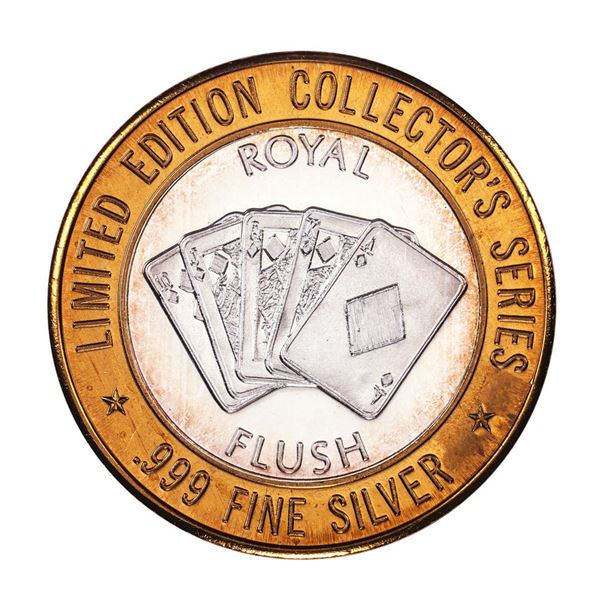 .999 Fine Silver Casino St. Charles Riverfront $10 Limited Edition Gaming Token