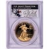 Image 1 : 1986-W Proof $50 American Gold Eagle Coin PCGS PR69DCAM Philip Diehl Signature