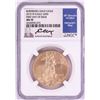 Image 1 : 2015-W $50 Burnished American Gold Eagle Coin NGC MS70 FDOI Moy Signature