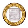 Image 2 : .999 Silver Colorado Belle Laughlin, Nevada $10 Casino Limited Edition Gaming Token