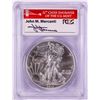 Image 1 : 2012-(S) $1 American Silver Eagle Coin PCGS MS70 Mercanti Signed San Francisco