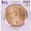 Image 1 : 1909-S $20 St. Gaudens Double Eagle Gold Coin
