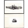 Lot of (2) 1800's Vignette from Original Proof Plates