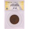 1767-A French Colonies 12 Deniers Coin ANACS VF20 'RF' Countermark