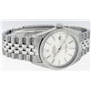 Image 3 : Rolex Mens Stainless Steel Silver Index Oyster Perpetual Datejust Wristwatch