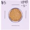 1898-S $5 Liberty Head Half Eagle Gold Coin