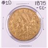 1875-CC $20 Liberty Head Double Eagle Gold Coin