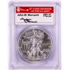 2012-(S) $1 American Silver Eagle Coin PCGS MS70 Mercanti Signed San Francisco