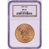 1895 $20 Liberty Head Double Eagle Gold Coin NGC MS63