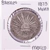 1873 Mo MH Mexico 8 Reales Silver Coin
