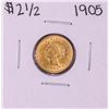 1905 $2 1/2 Liberty Head Quarter Eagle Gold Coin