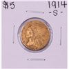 1914-S $5 Indian Head Half Eagle Gold Coin