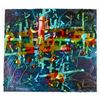Image 1 : Yankel Ginzburg "City In Blue" Limited Edition Serigraph On Paper