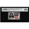 Image 1 : 1874 Fifth Issue 10 Cents Fractional Currency Note Fr.1266 PMG Choice Uncirculated 64