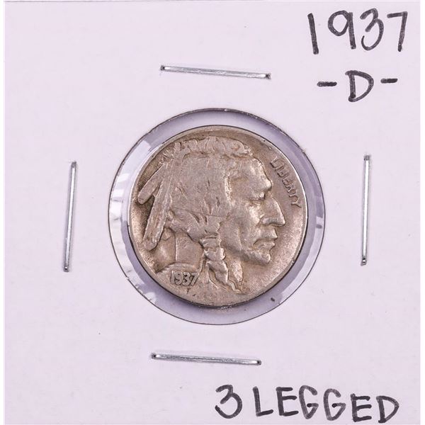 1937-D 3 Legged Buffalo Nickel Coin