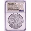 Image 1 : 2016-W Lettered Edge $1 Proof American Silver Eagle Coin NGC PF70 Ultra Cameo