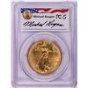 1987 $50 American Gold Eagle Coin PCGS MS69 Michael Reagan Signature