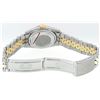 Image 6 : Rolex Mens Two Tone Champagne Linen Index Datejust Wristwatch Oyster Perpetual