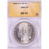 Image 1 : 1882-S $1 Morgan Silver Dollar Coin ANACS MS64