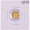 Image 1 : 1849 Type 1 $1 Liberty Head Gold Dollar Coin
