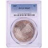 1887 $1 Morgan Silver Dollar Coin PCGS MS65 Nice Toning