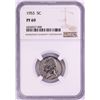Image 1 : 1953 Proof Jefferson Nickel Coin NGC PF69