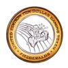 Image 1 : .999 Silver Fitzgerald's Casino & Hotel Reno, NV $10 Limited Edition Gaming Token
