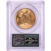 Image 2 : 1908 NM Wells Fargo $20 St. Gaudens Double Eagle Gold Coin PCGS MS66 Old Green Holder