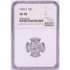 Image 1 : 1925-S Mercury Dime Coin NGC AU58