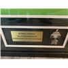 Image 2 : RUSSELL WILSON SIGNED AND CUSTOM FRAMED NIKE PRO JERSEY ( WILSON COA)