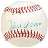 Image 1 : HANK AARON SIGNED MLB BASEBALL (BECKETT COA)