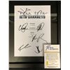 Image 2 : STAR TREK INTO DARKNESS CAST SIGNED AND FRAMED SCRIPT COVER ( RA COA)