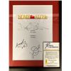 Image 2 : HOME ALONE CAST SIGNED SCRIPT COVER FRAMED ( RA COA)