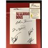 Image 2 : RESEVOIR DOGS CAST SIGNED SCRIPT COVER FRAMED ( RA COA)