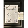 Image 2 : FRIENDS CAST SIGNED SCRIPT COVER FRAMED ( RA COA)