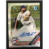 Image 1 : ALEK MANOAH SIGNED 2019 BOWMAN CHROME ROOKIE CARD