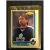 Image 1 : 1986-87 WENDEL CLARK ROOKIE CARD