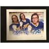 Image 1 : SLAPSHOTS THE HANSON BROTHERS SIGNED 8 X 10 ( JSA COA)