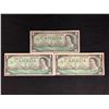 Image 1 : 1967 CANADA ONE DOLLAR BILLS LOT