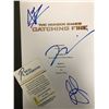 Image 2 : HUNGER GAMES CATCHING FIRE CAST SIGNED SCRIPT COVER ( RA COA)