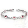 Image 1 : Jewelry 2.70 ctw Ruby & Diamond Bracelet 14K Gold