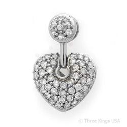 Fine Jewelry Pendant 0.57 ctw Diamond 14K White Gold