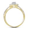 Image 2 : Bridal Wedding Ring Band Set 1 Cttw 14KT Yellow Gold